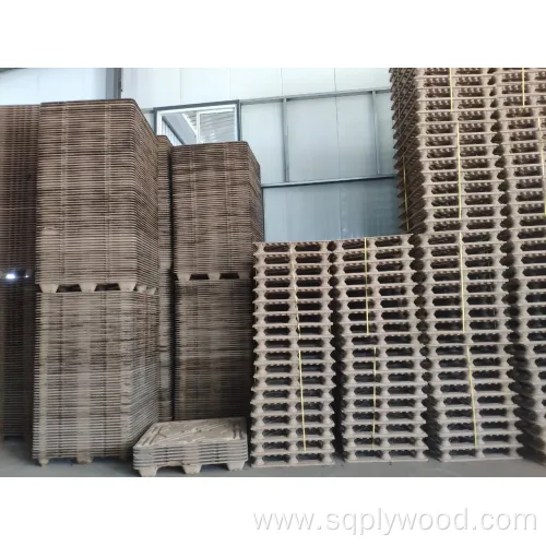 Title: **Fumigation-Free Nestable Compressed Wood Pallet**